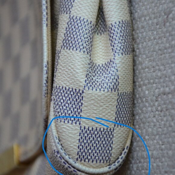 Louis Vuitton Crossbody Favorite MM Damier Azur - Picture 7 of 16